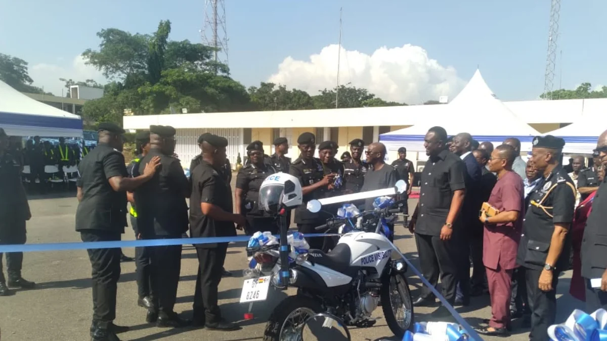 Electricity Company of Ghana boosts police mobility with motorcycle donation: Ghana News