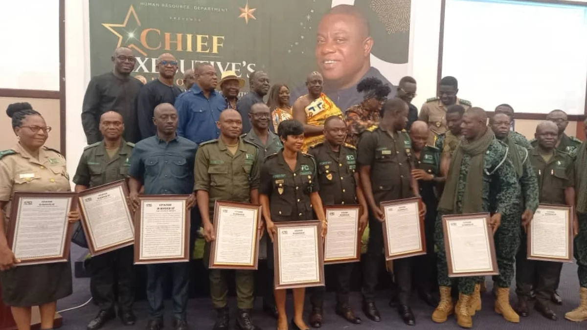 Forestry Commission honors staff for outstanding service: Ghana News