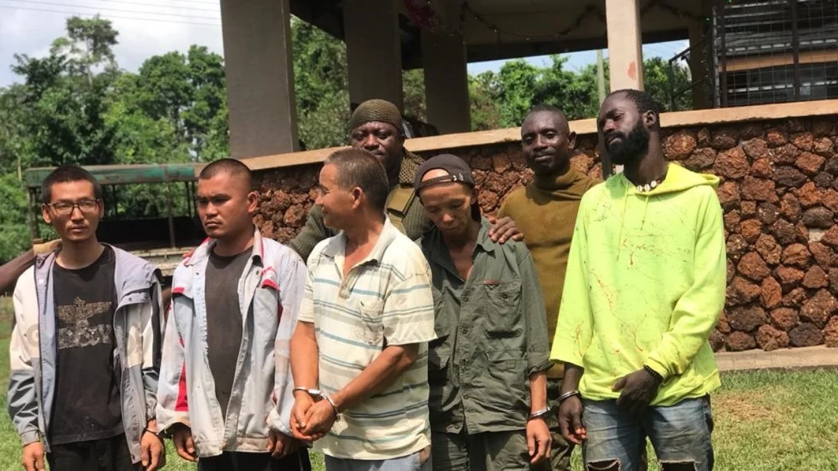 Illegal mining operation thwarted in Krokosua Hills Forest Reserve 10 excavators seized, 8 arrested: Ghana News
