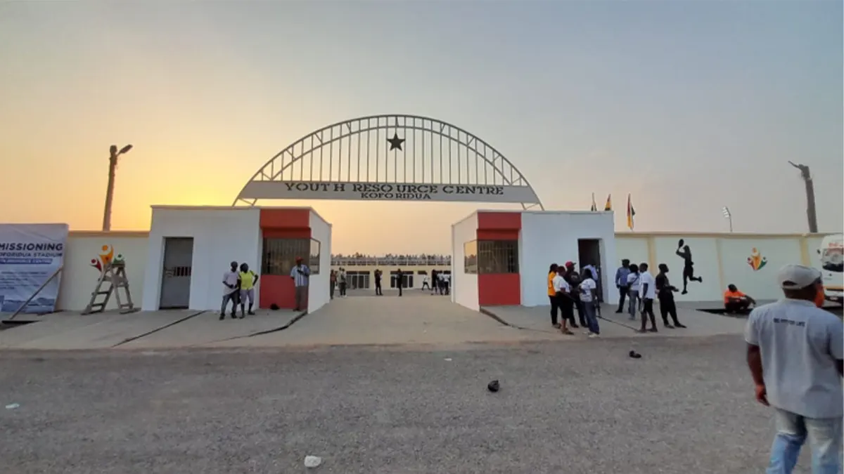 Akufo-Addo commission refurbished Koforidua Sports Stadium and Youth Resource Centre