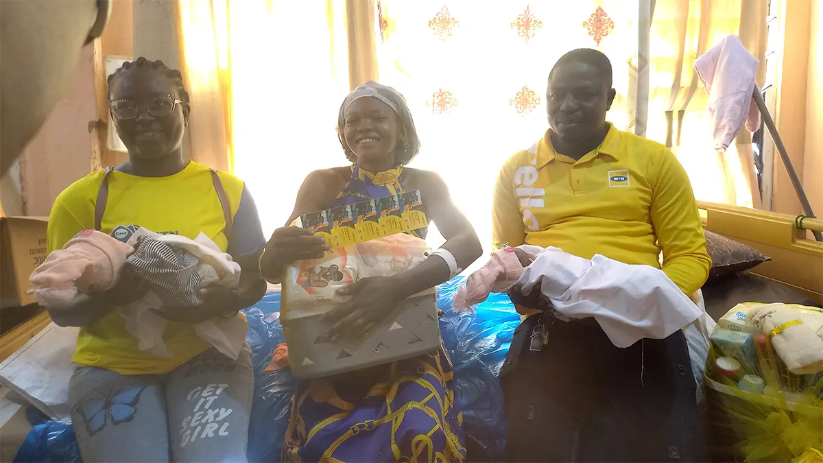 Upper East: MTN Ghana celebrates Christmas Day babies with donations