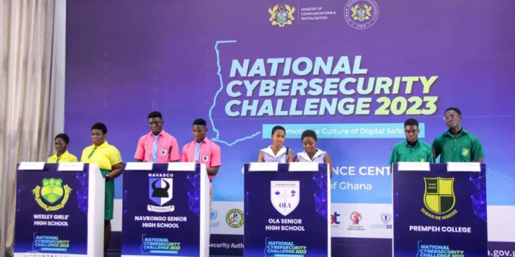 OLA Girls SHS Triumphs in 2023 National Cyber Security Challenge