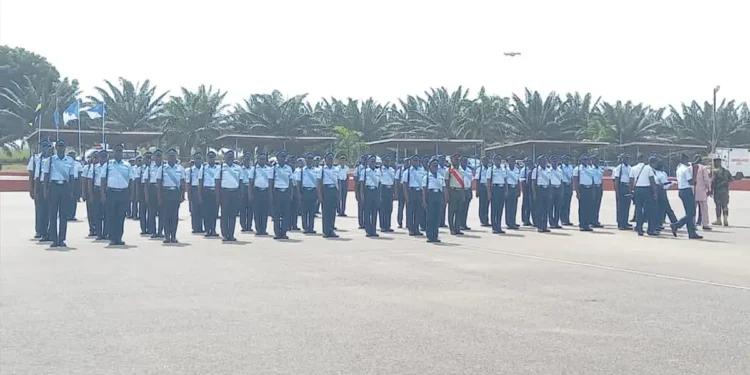 81 graduate from Ghana Armed Forces's Basic Military Police, drill courses