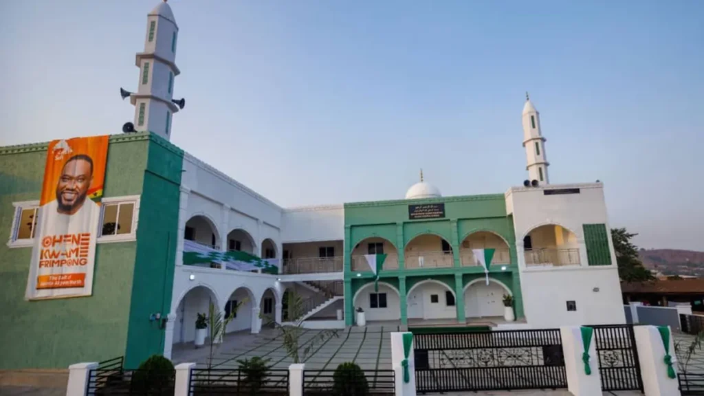 Christian businessman builds ultramodern mosque for community, but he has a surprising announcement