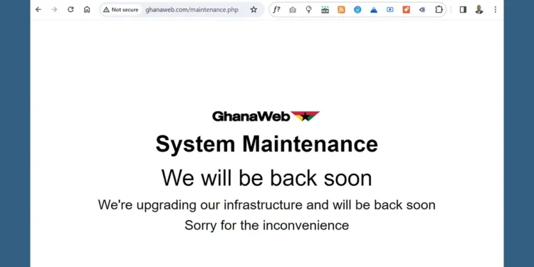 Confusion as GhanaWeb.com shifts to GhanaWeb.live