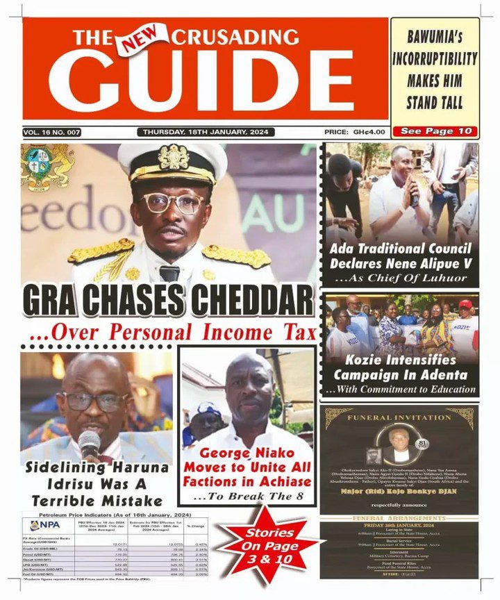 Crusading Guide Newspaper - January 18