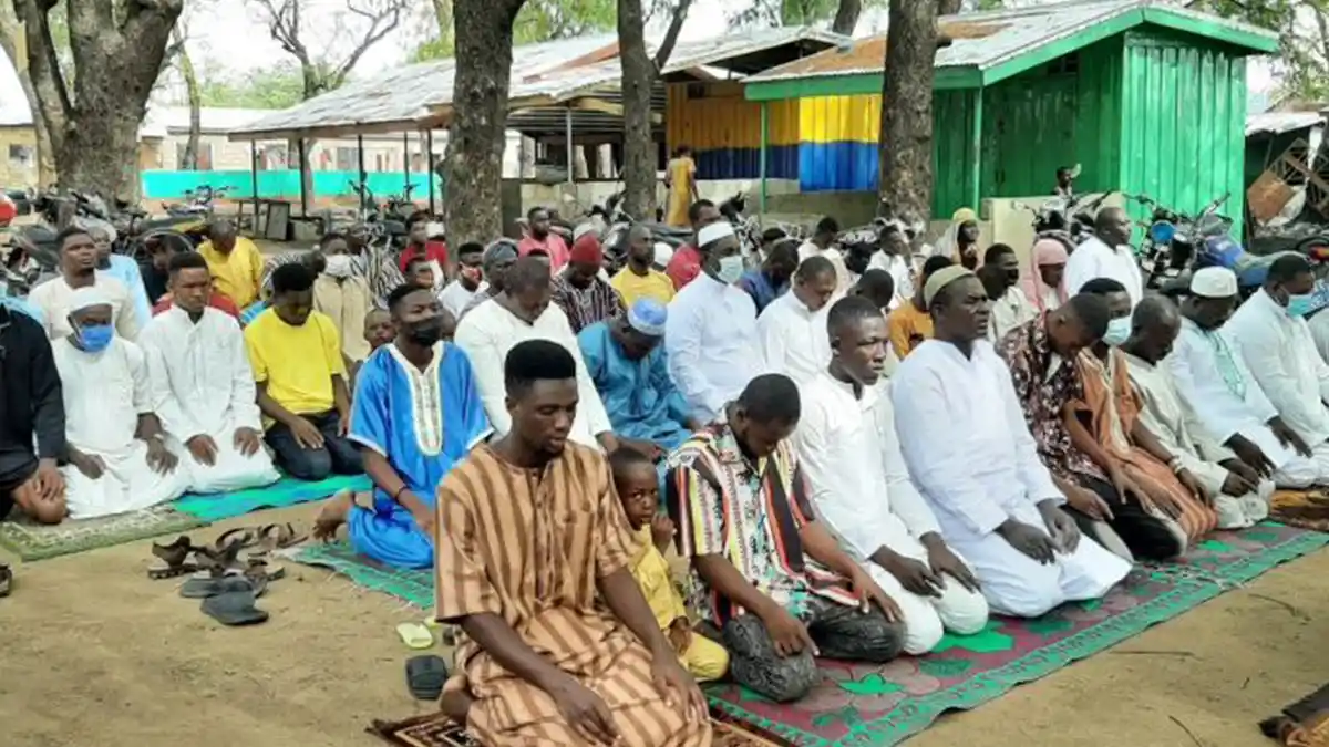 Muslims hold separate Ramadan prayers in Ho