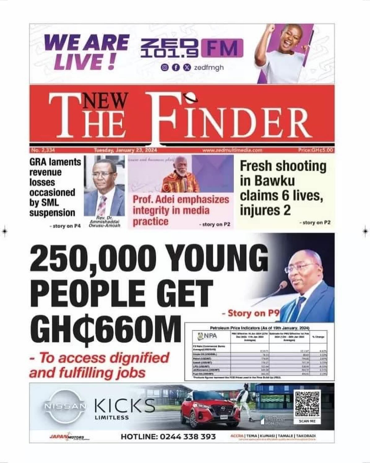 New The Finder Newspaper - January 23