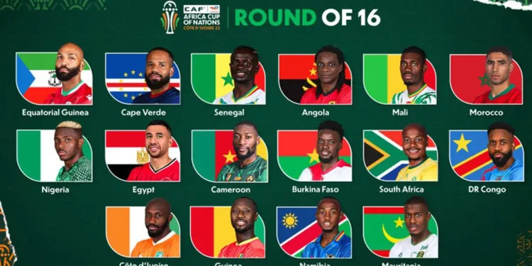 See all AFCON 2023 Round of 16 fixtures after intense group-stage battles