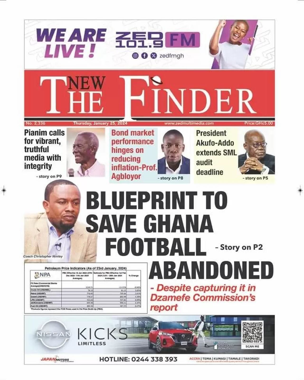 The New Finder Newspaper - January 25