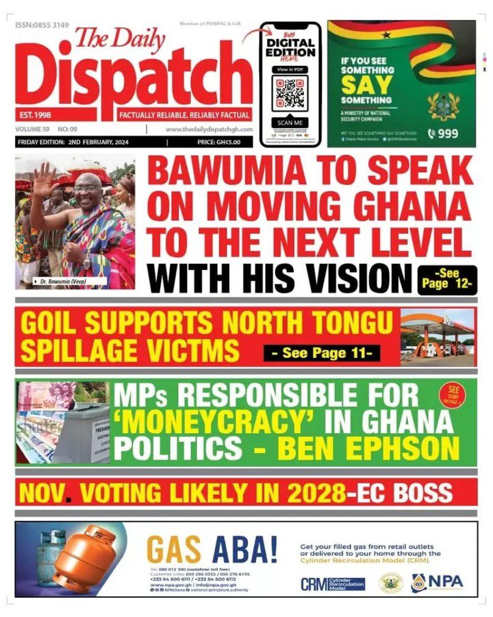 Daily Dispatch Newspaper - February 2