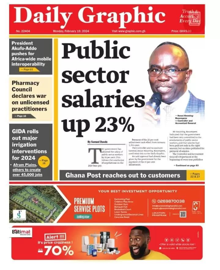Daily Graphic Newspaper - February 19
