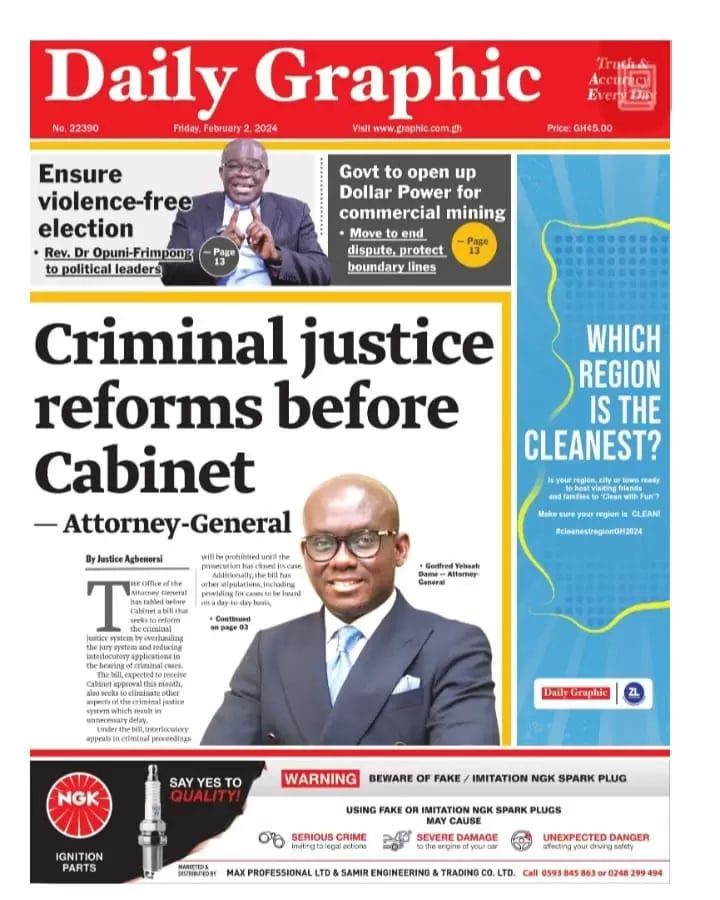 Daily Graphic Newspaper - February 2