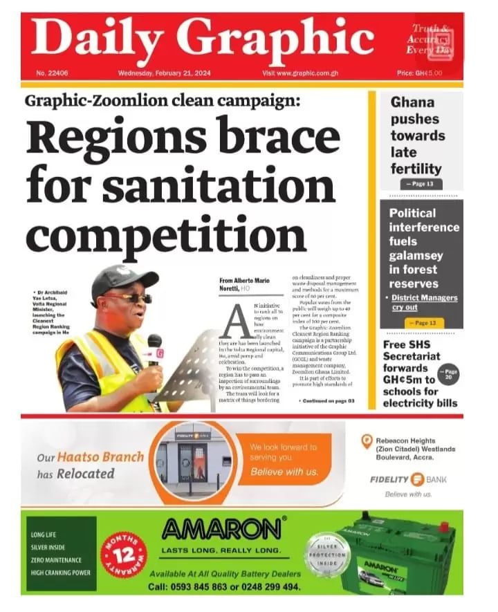 Daily Graphic Newspaper - February 21