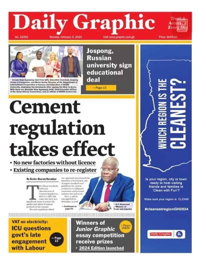 Daily Graphic Newspaper - February 5