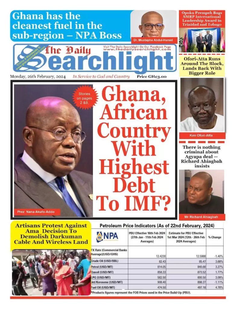 Daily Searchlight Newspaper - February 26