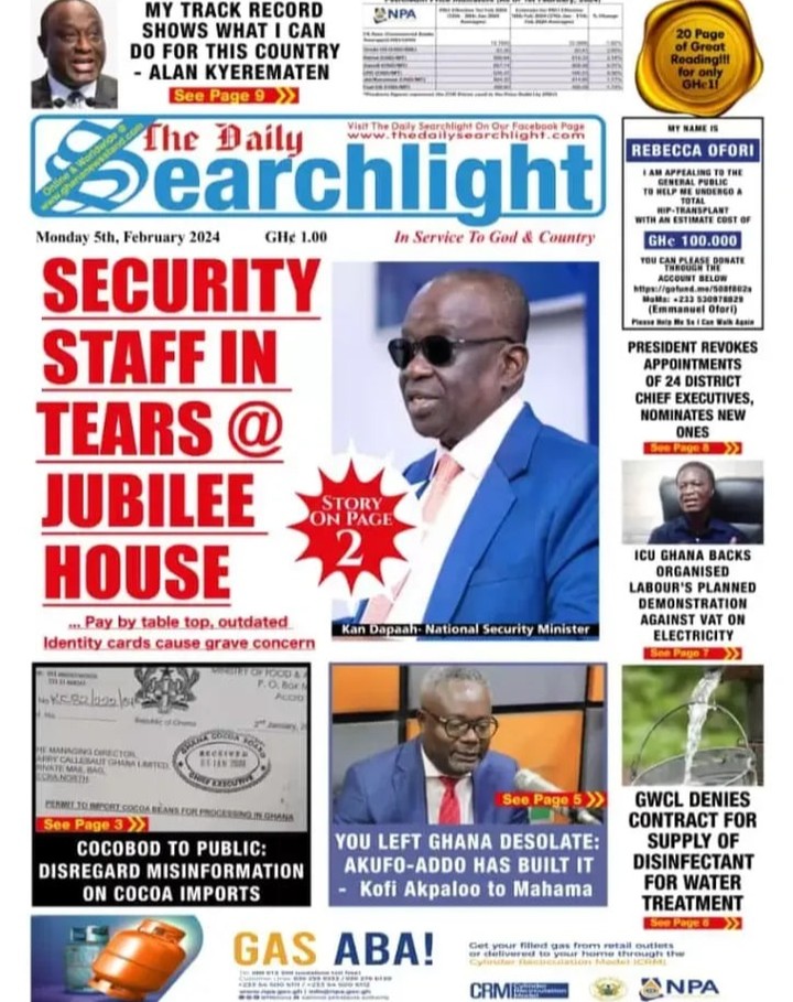 Daily Searchlight Newspaper - February 5