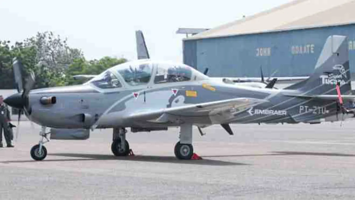 Ghana Air Force demonstrates A-29 Super Tucano Aircraft