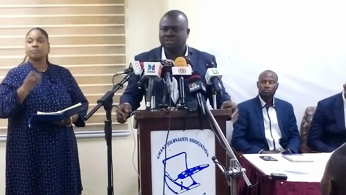 Ghana Journalists Association issues ultimatum over attack on reporter