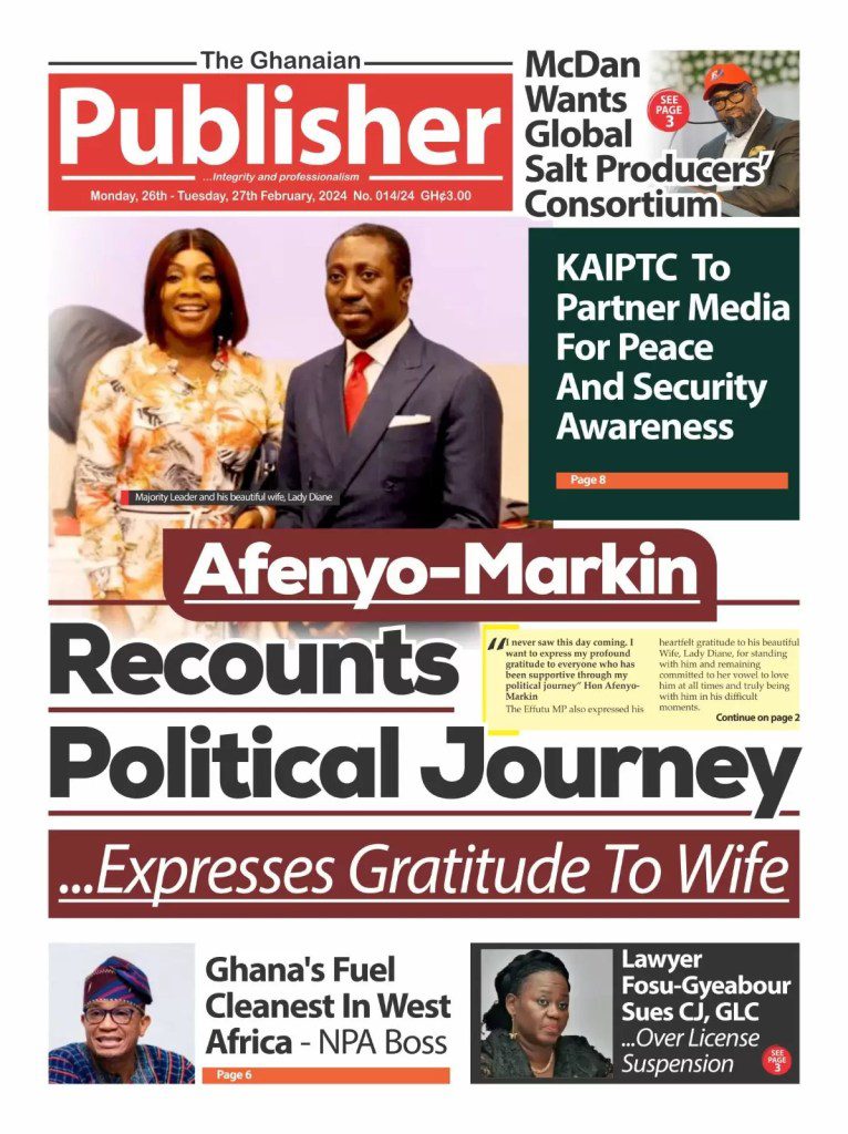 Ghanaian Publisher Newspaper - February 26