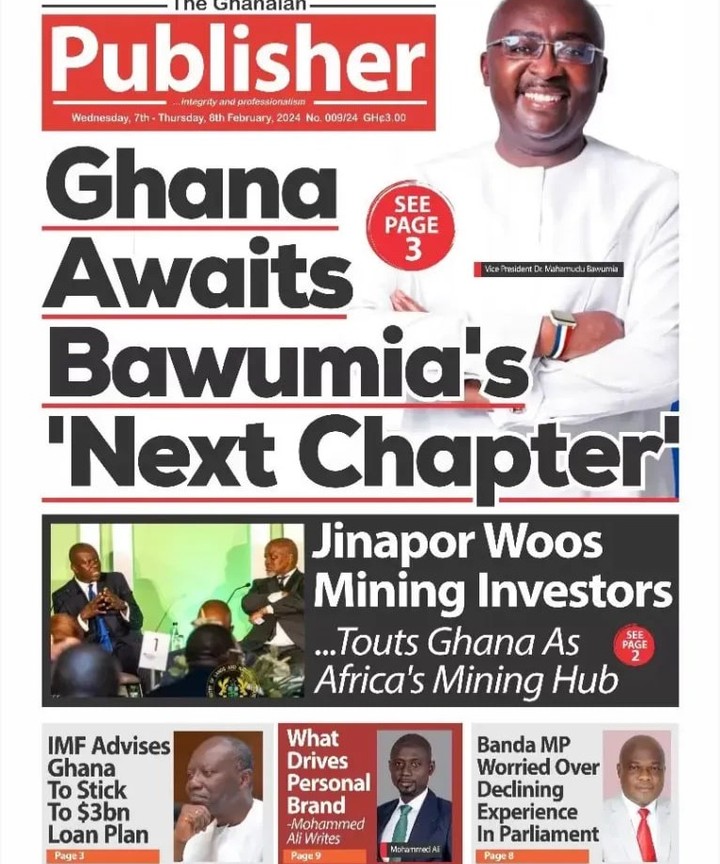 Ghanaian Publisher Newspaper - February 7