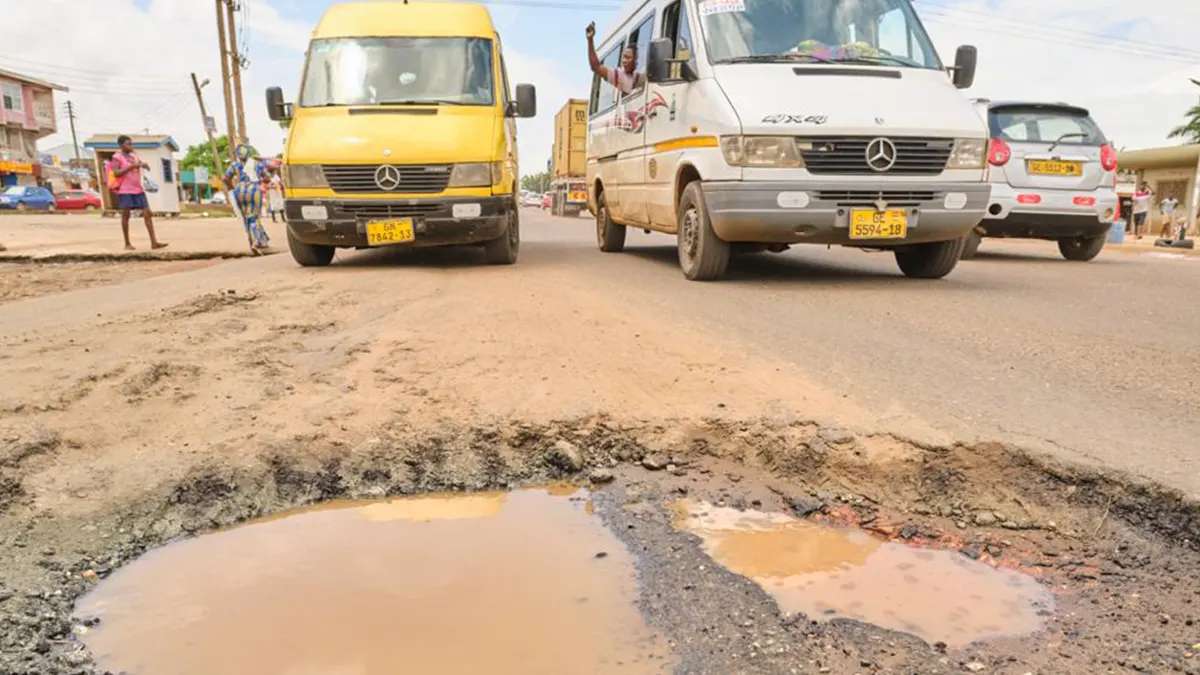 Government allocates GH¢150 million to tackle potholes across the country