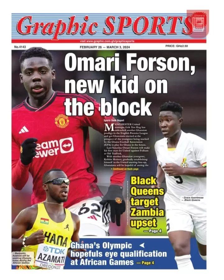 Graphic Sports Newspaper - February 26