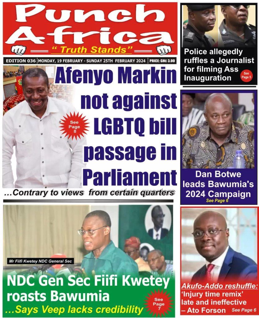 Punch Africa Newspaper - February 19