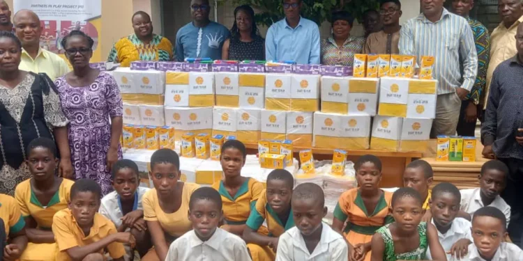 Right to Play Ghana donates educational materials to flood-affected schools in Volta Region