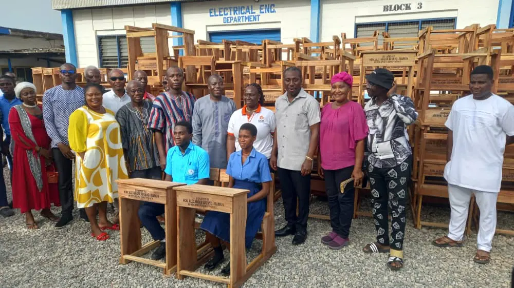 Afenyo-Markin donates desks to Winneba Vocational Training Institute