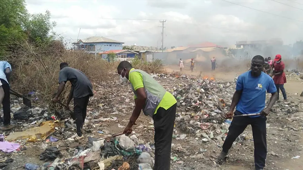 Church of Pentecost organizes clean-up exercise to promote environmental care
