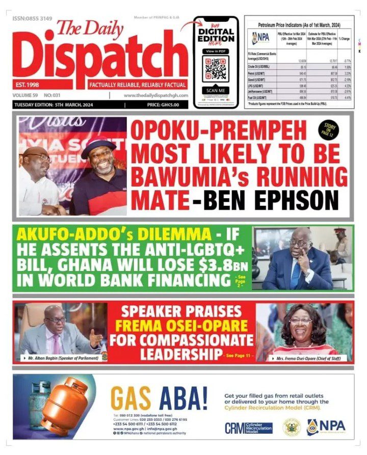 Daily Dispatch Newspaper - March 5, 2024