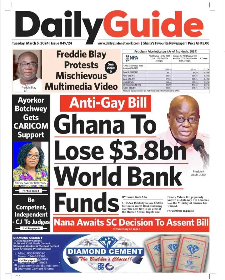 Daily Guide Newspaper - March 5, 2024