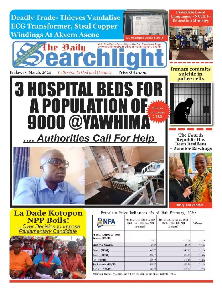 Daily Searchlight Newspaper - March 1, 2024