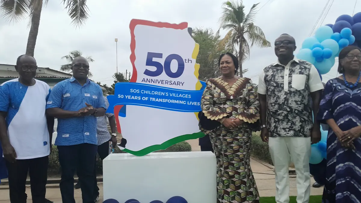 First Lady unveils SOS 50th anniversary logo
