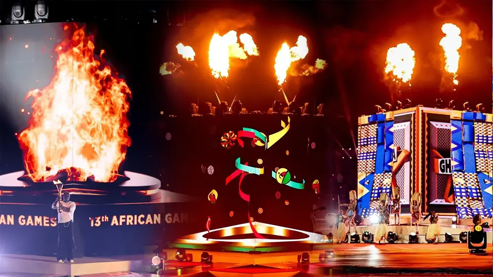 Ghana hosts spectacular opening ceremony for the 13th African Games