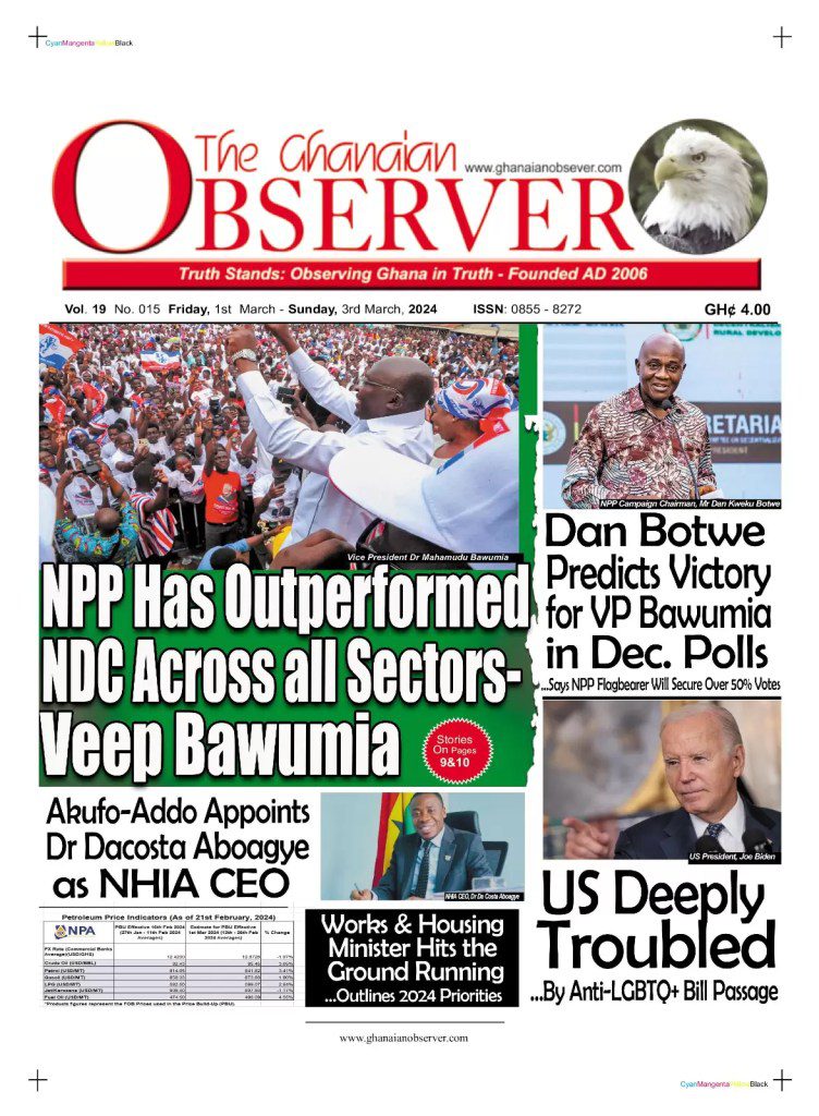 Ghanaian Observer Newspaper - March 1, 2024