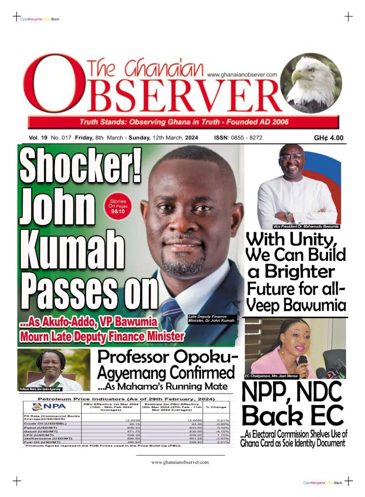 Ghanaian Observer Newspaper - March 8, 2024
