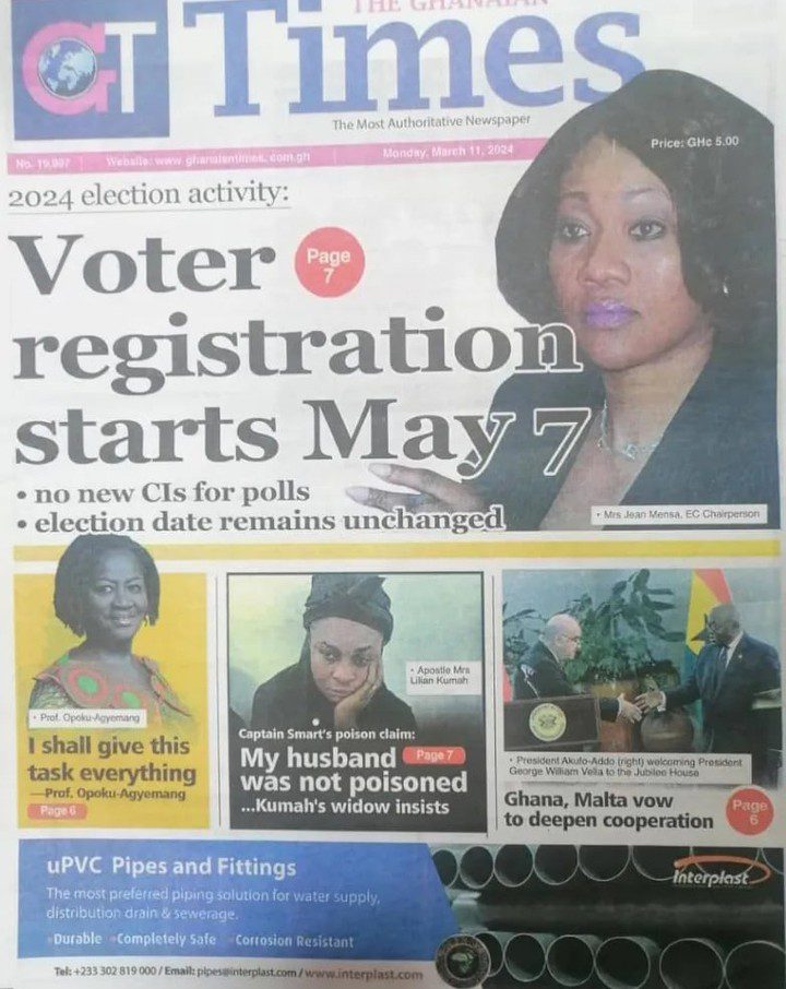 Daily Graphic Newspaper - March 11, 2024