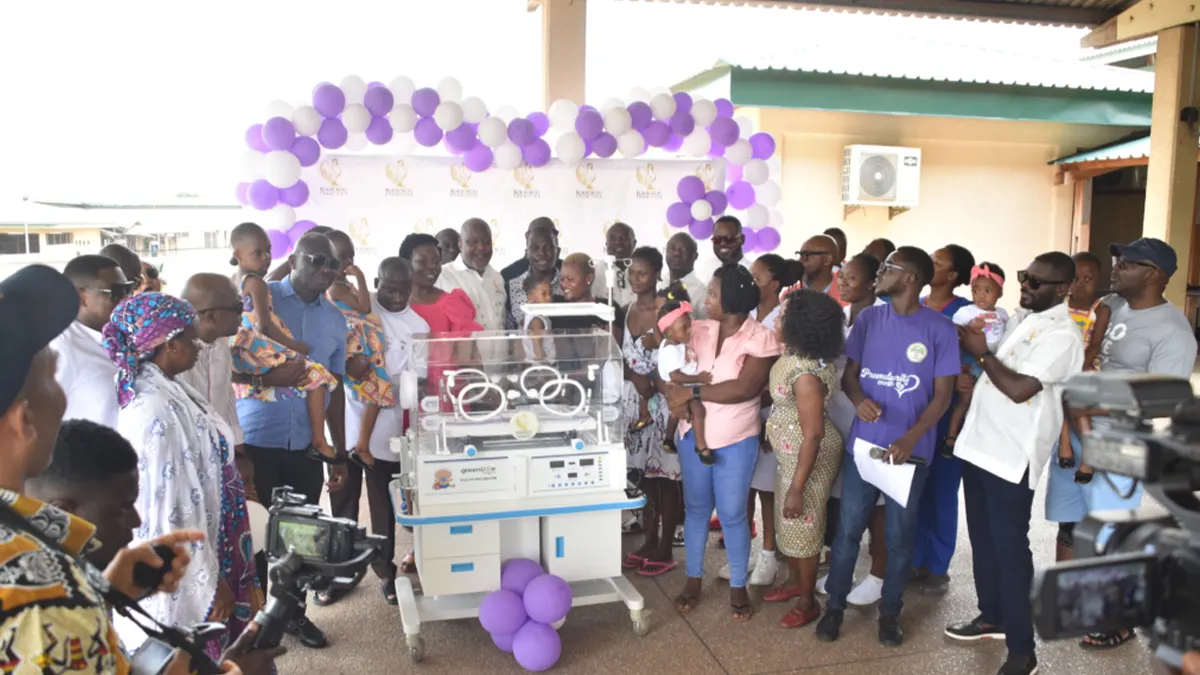Kokrokoo Charities Foundation donates incubator to Ho Teaching Hospital