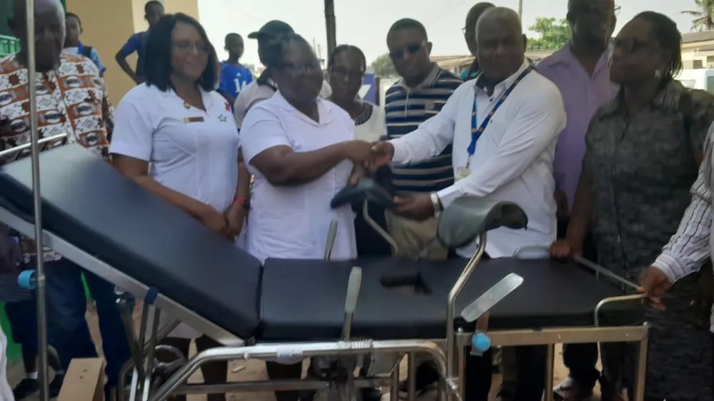 Ledzokuku MP donates medical equipment to Teshie Community Clinic 