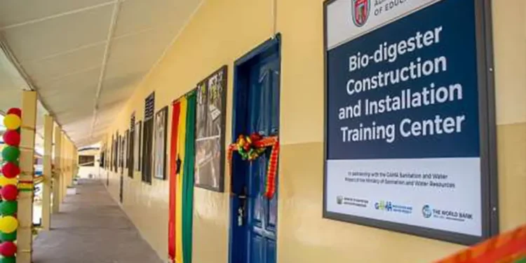 Ministry of Sanitation and Water Resources commissions bio digester training centre in Ada