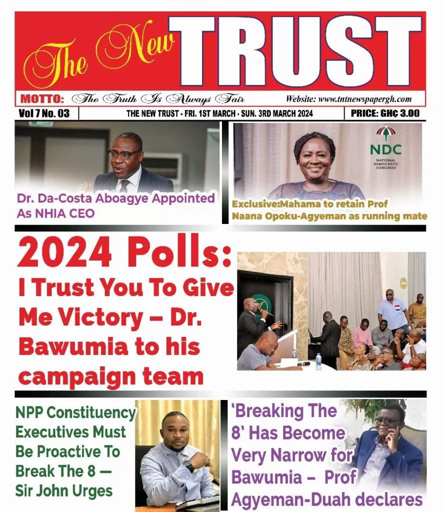 New Trust Newspaper - March 1, 2024