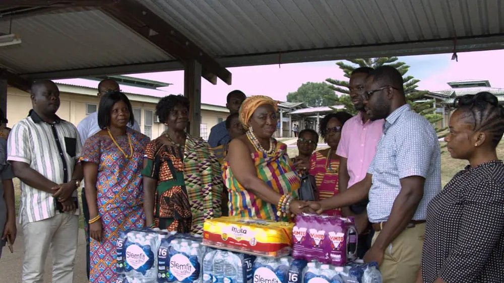 Queen Mother of Ho-Dome donates to Accident and Emergency Ward of Ho Teaching Hospital