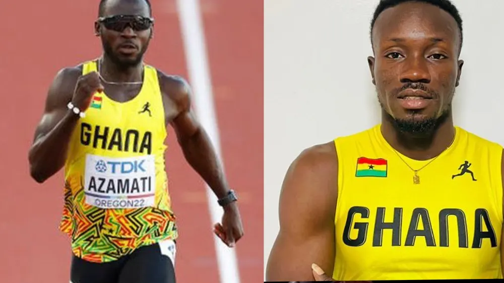 Two Ghanaian sprinters misses out on medals in 100m race