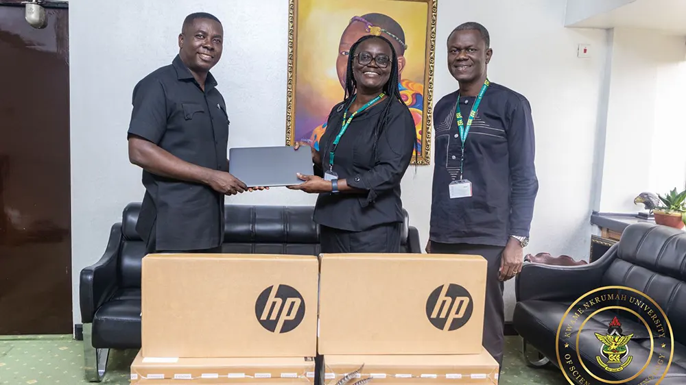 Vice President Bawumia donates 100 laptops to KNUST