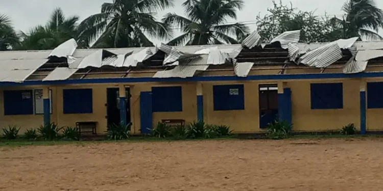 Anloga District appeals for support after windstorm ravages schools