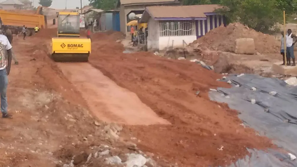 Government commences rehabilitation of roads in Ejisu Municipality