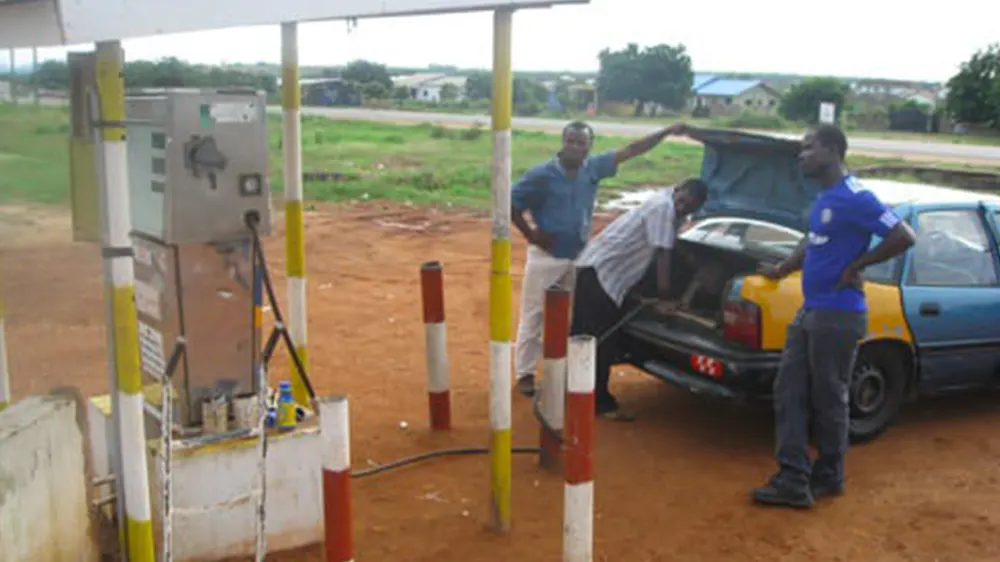 MP donates LPG to Bibiani township vehicle owners