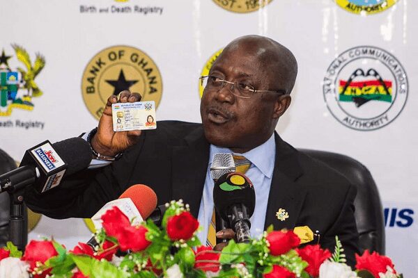 NIA increases for Ghana card registration services fees